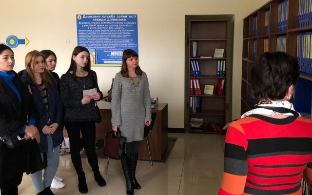 Цікаве спілкування студентів групи СР-41 з Гороховською О. Д. про майбутнє працевлаштування